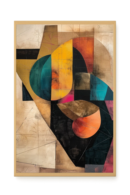 Geometric Form Canvas Wall Art