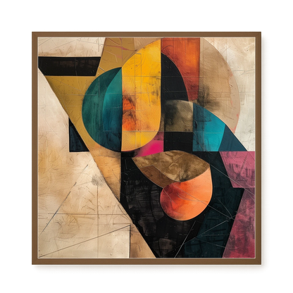 Geometric Form Canvas Wall Art