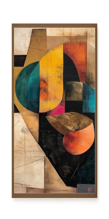 Geometric Form Canvas Wall Art