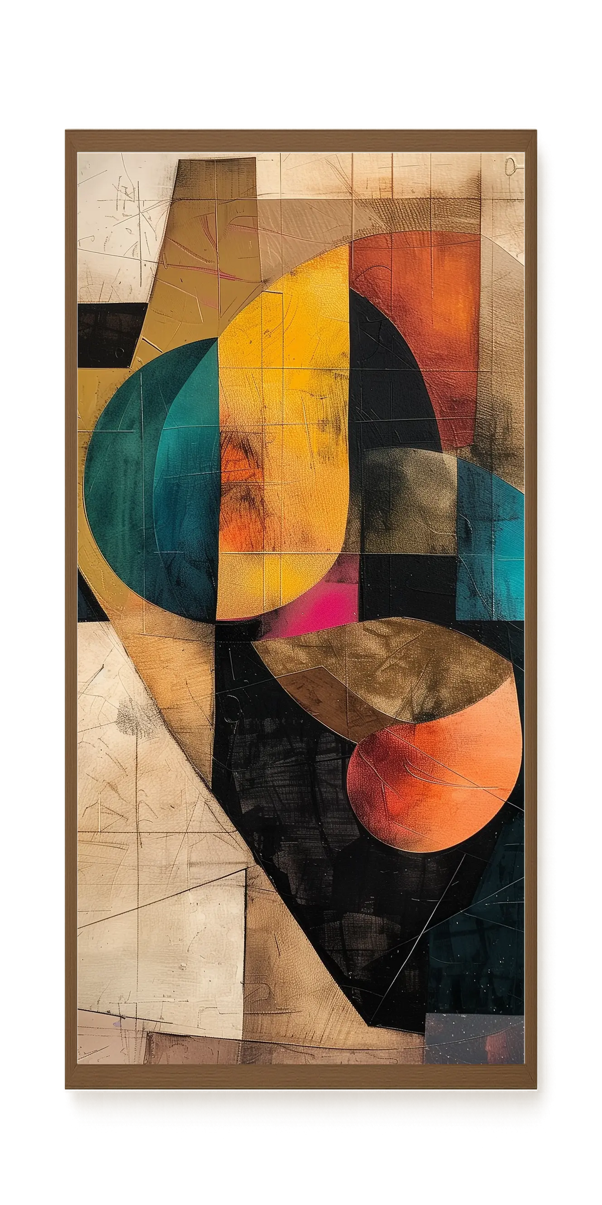 Geometric Form Canvas Wall Art