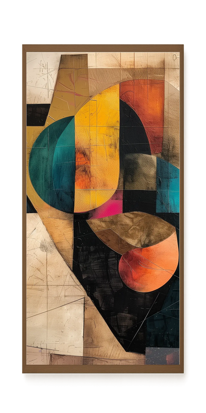 Geometric Form Canvas Wall Art