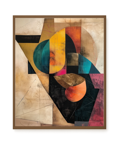 Geometric Form Canvas Wall Art