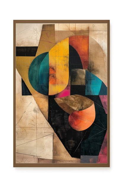 Geometric Form Canvas Wall Art