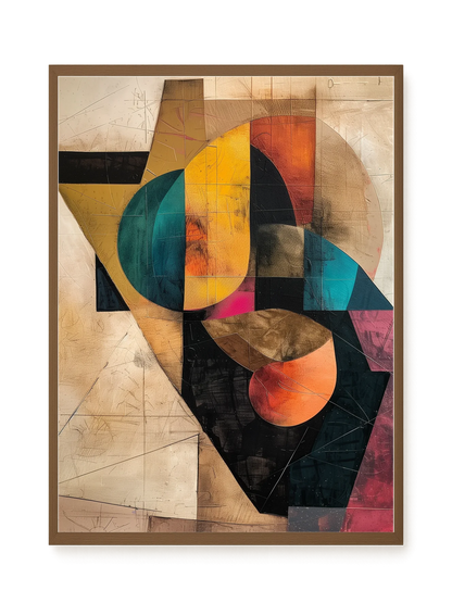 Geometric Form Canvas Wall Art