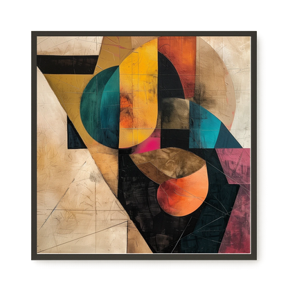 Geometric Form Canvas Wall Art