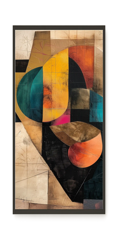 Geometric Form Canvas Wall Art
