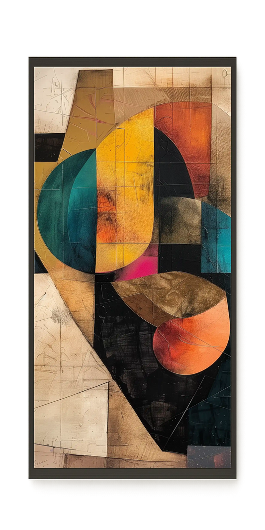 Geometric Form Canvas Wall Art