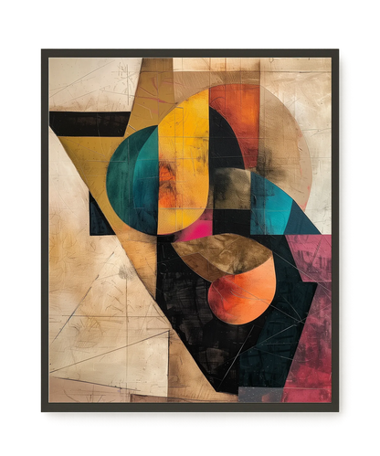 Geometric Form Canvas Wall Art