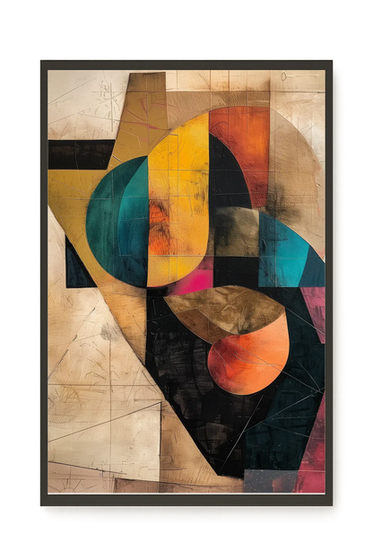 Geometric Form Canvas Wall Art