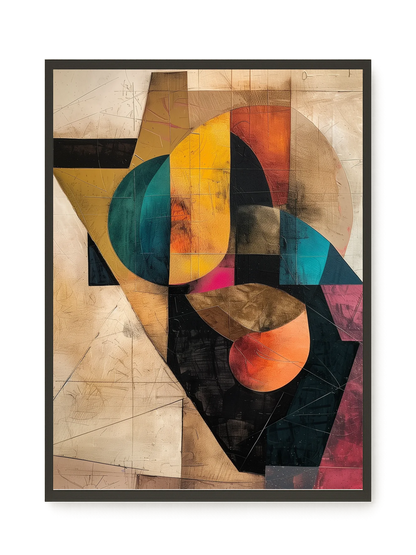 Geometric Form Canvas Wall Art
