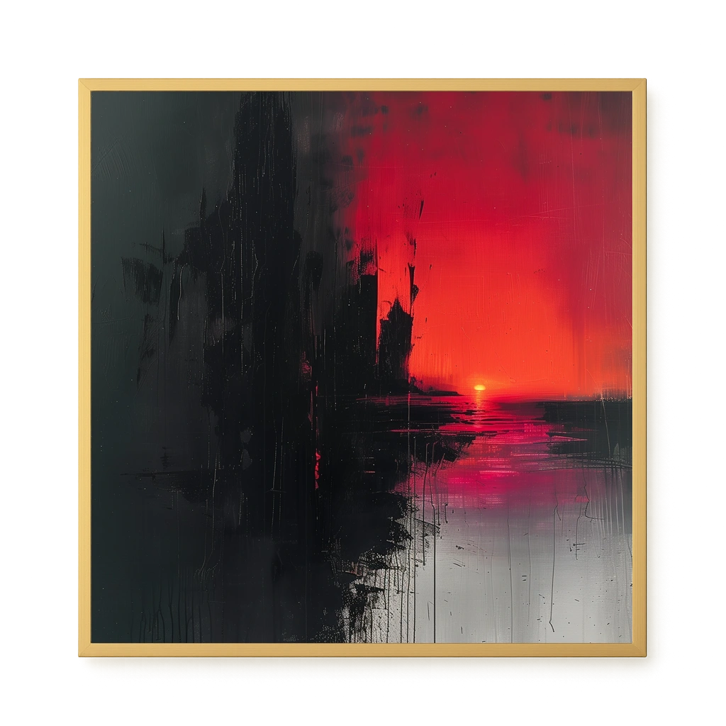 Dark Sunset Canvas Print