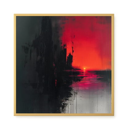 Dark Sunset Canvas Print