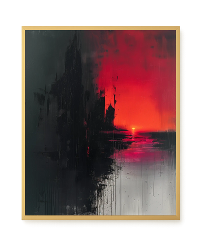 Dark Sunset Canvas Print
