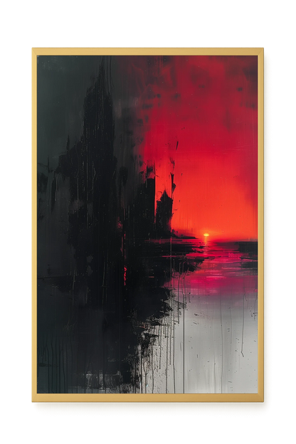Dark Sunset Canvas Print