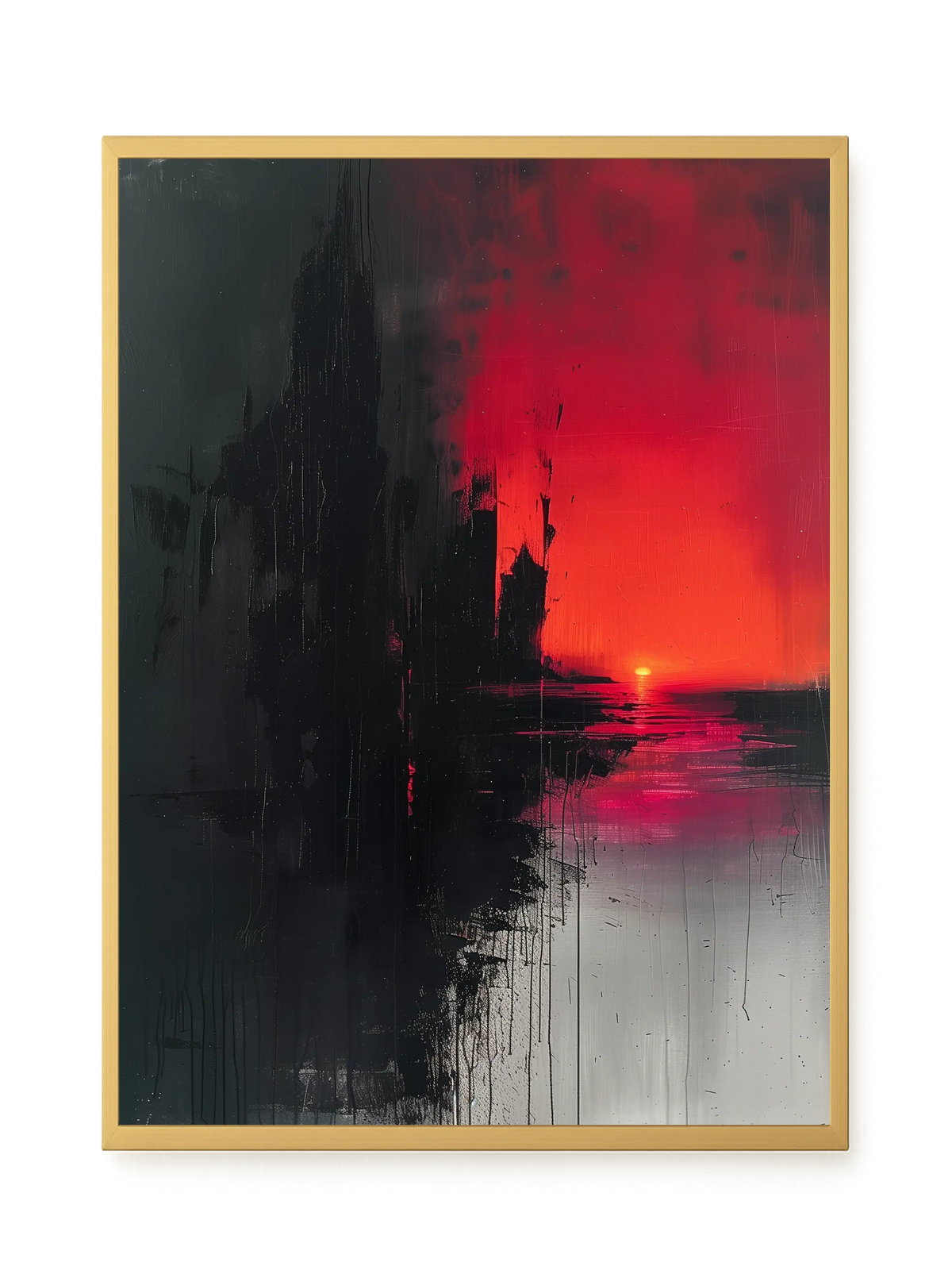 Dark Sunset Canvas Print