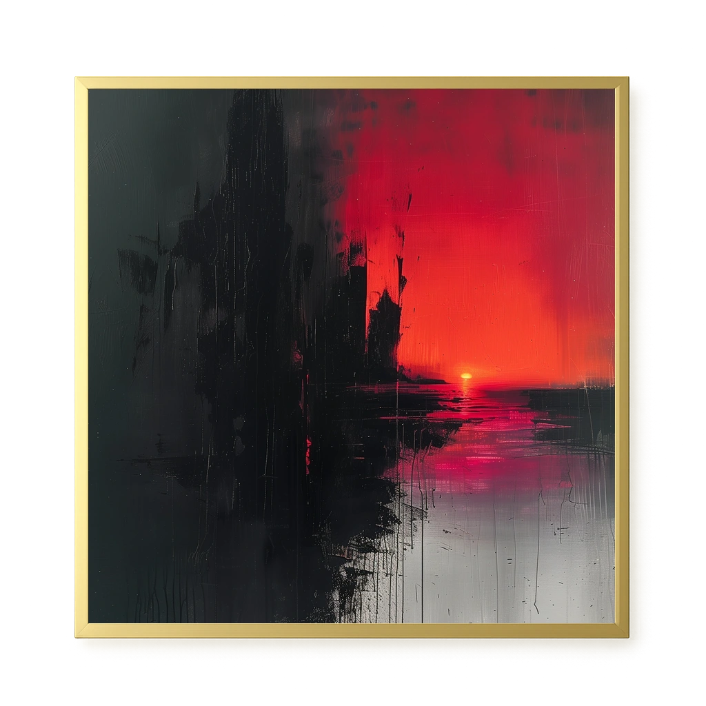 Dark Sunset Canvas Print