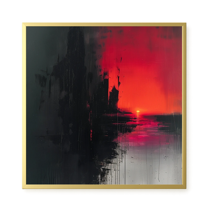 Dark Sunset Canvas Print