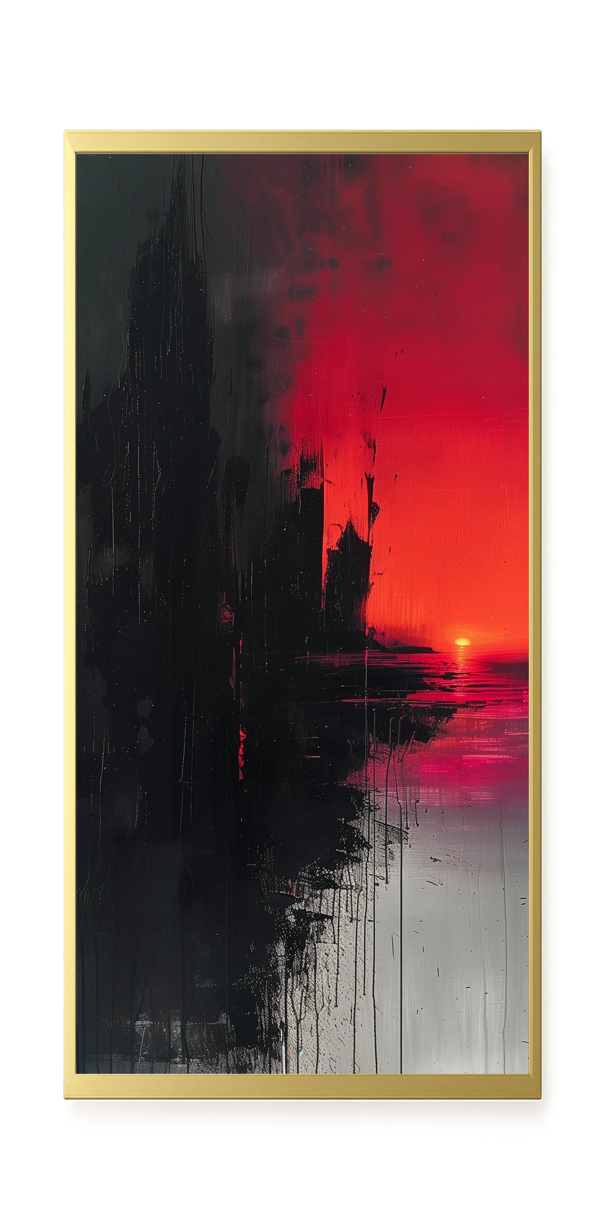 Dark Sunset Canvas Print