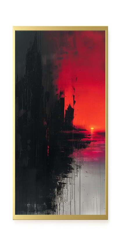 Dark Sunset Canvas Print