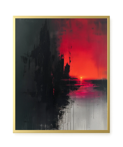Dark Sunset Canvas Print