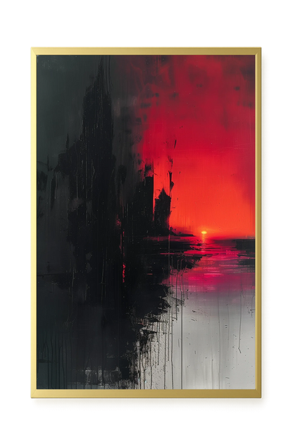 Dark Sunset Canvas Print