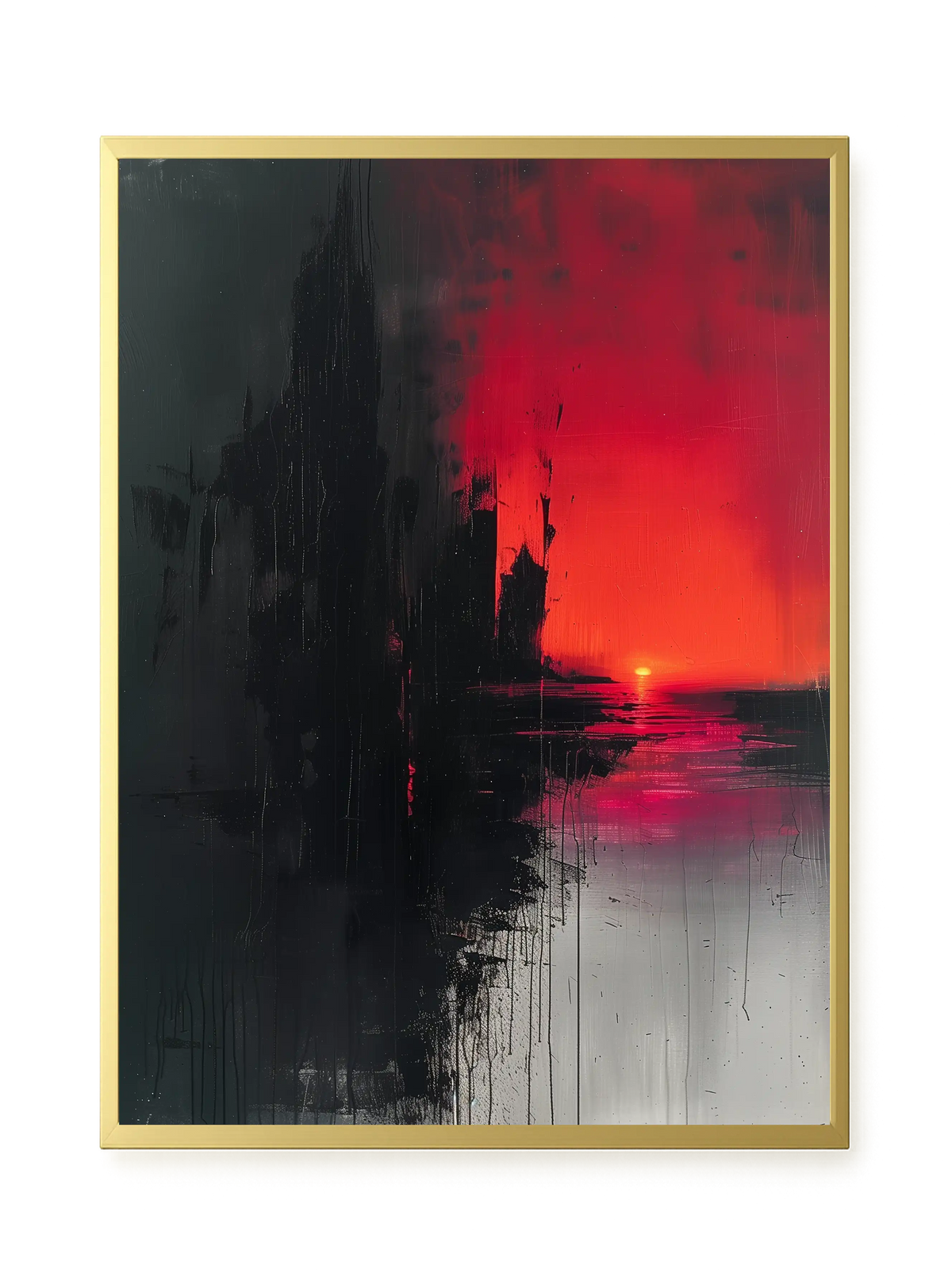 Dark Sunset Canvas Print