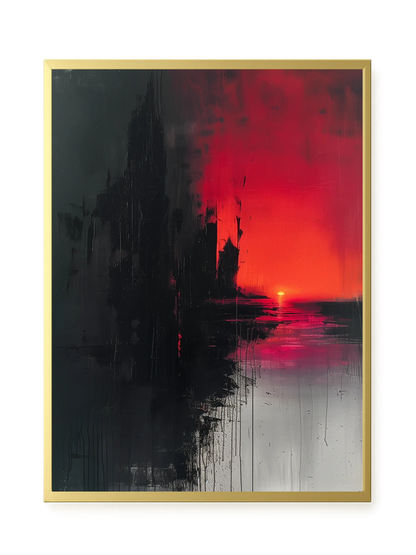 Dark Sunset Canvas Print