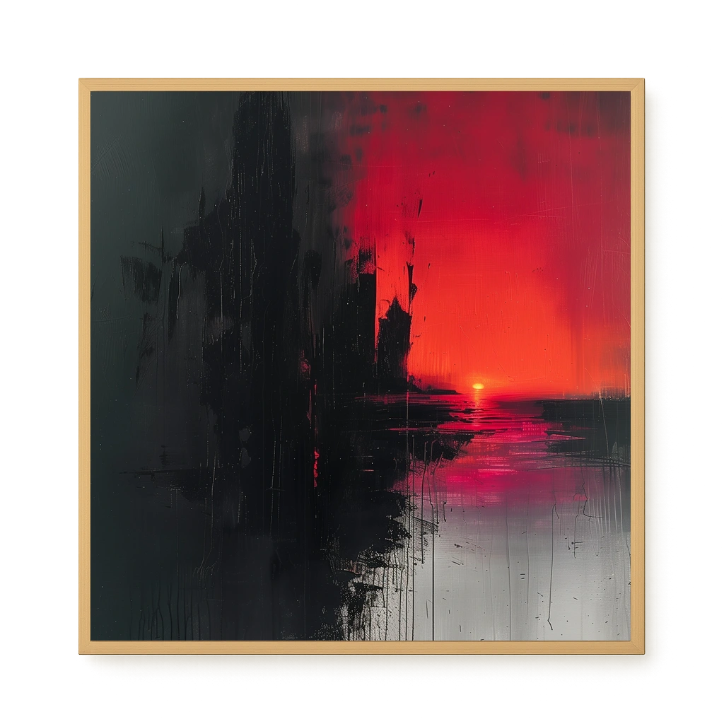 Dark Sunset Canvas Print