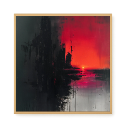 Dark Sunset Canvas Print