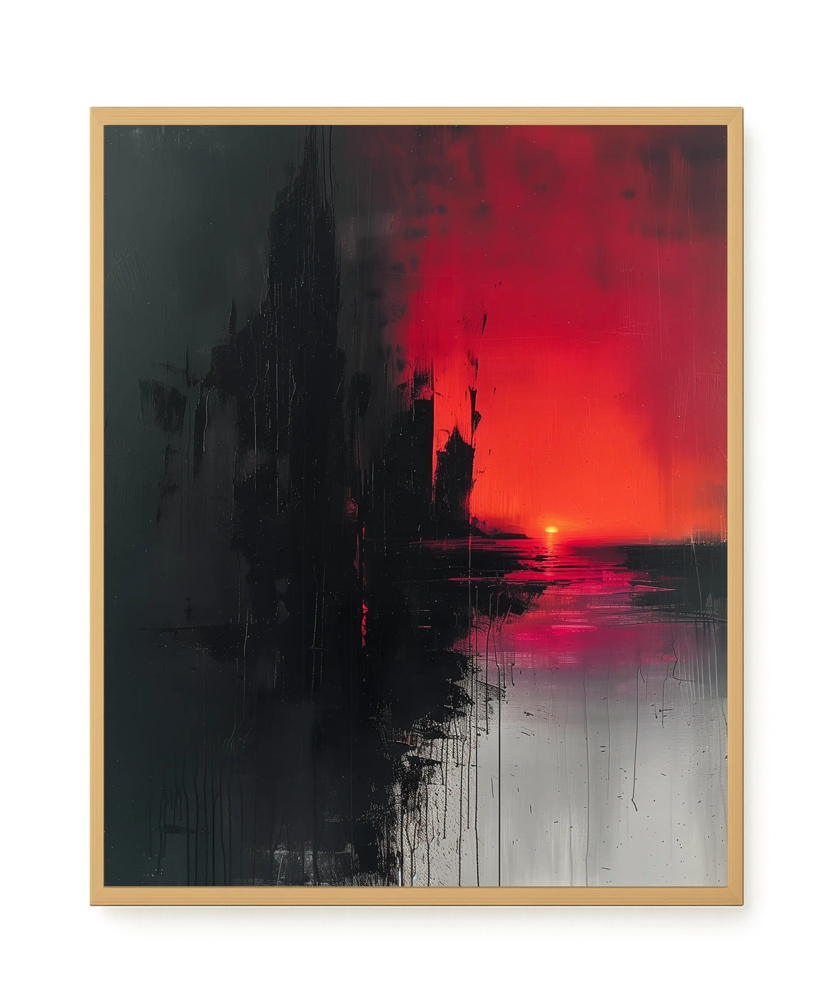 Dark Sunset Canvas Print