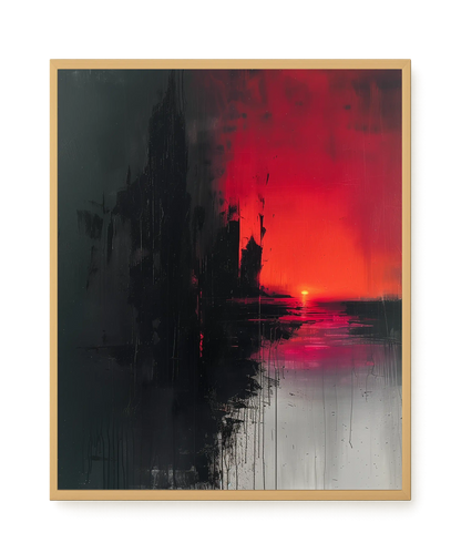 Dark Sunset Canvas Print