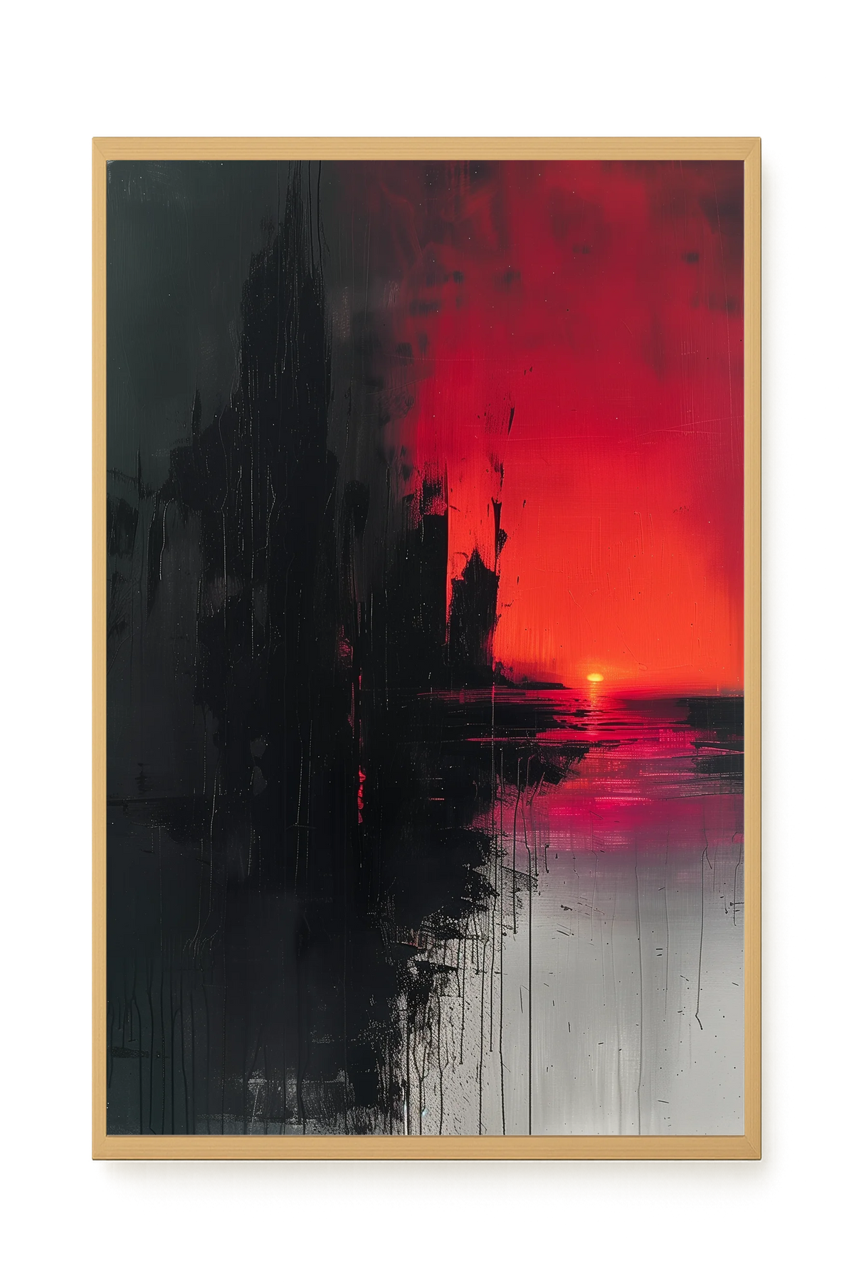 Dark Sunset Canvas Print