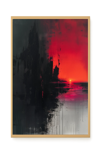 Dark Sunset Canvas Print