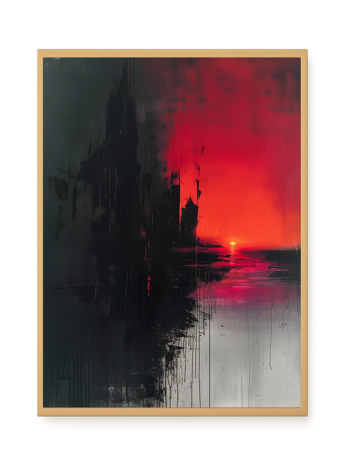 Dark Sunset Canvas Print