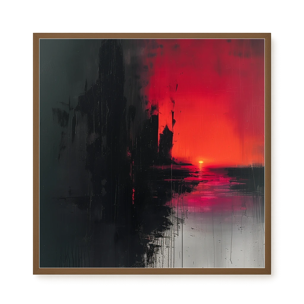 Dark Sunset Canvas Print