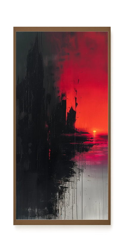 Dark Sunset Canvas Print