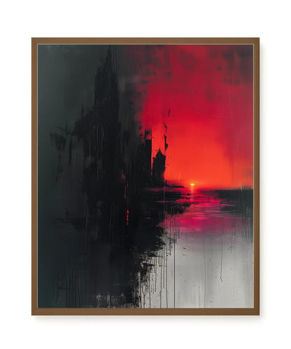 Dark Sunset Canvas Print
