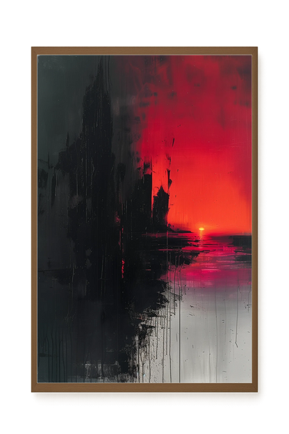 Dark Sunset Canvas Print