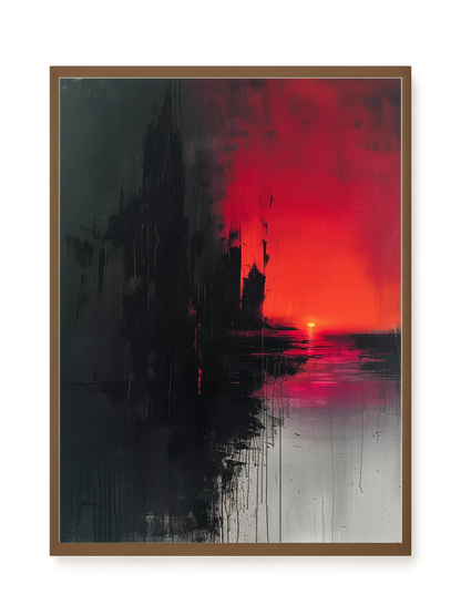 Dark Sunset Canvas Print
