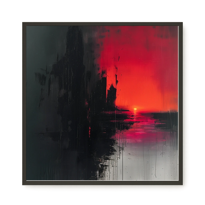 Dark Sunset Canvas Print
