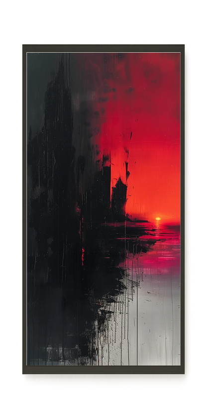 Dark Sunset Canvas Print