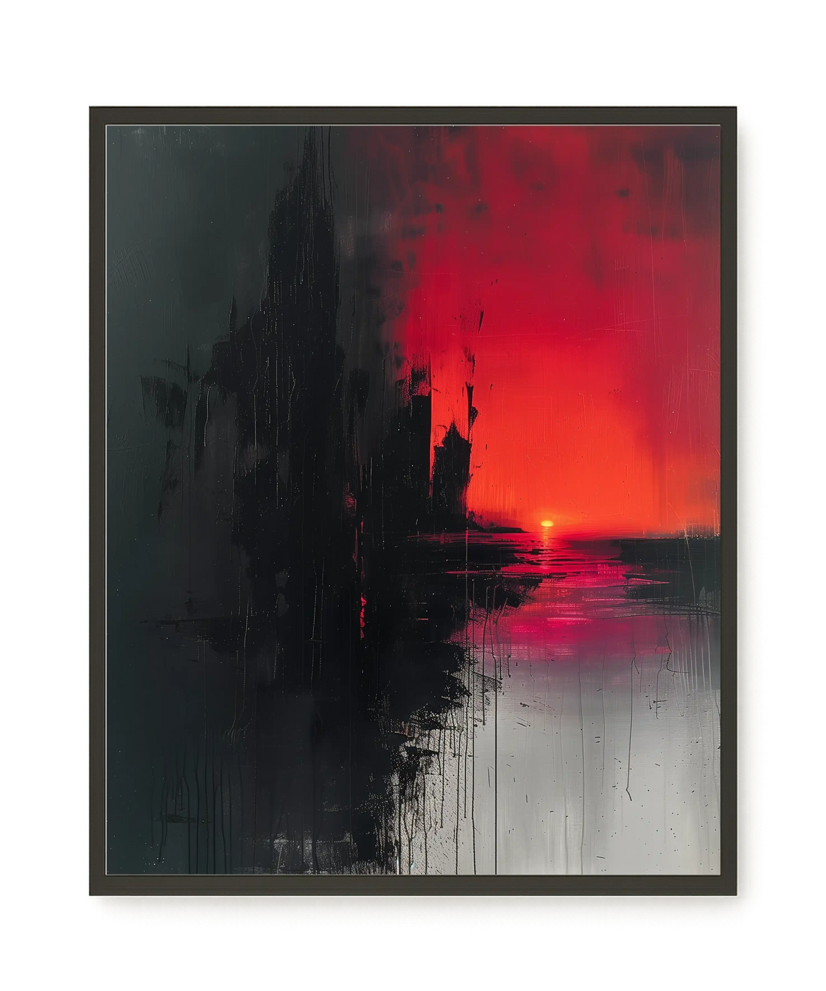 Dark Sunset Canvas Print