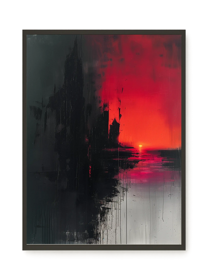 Dark Sunset Canvas Print