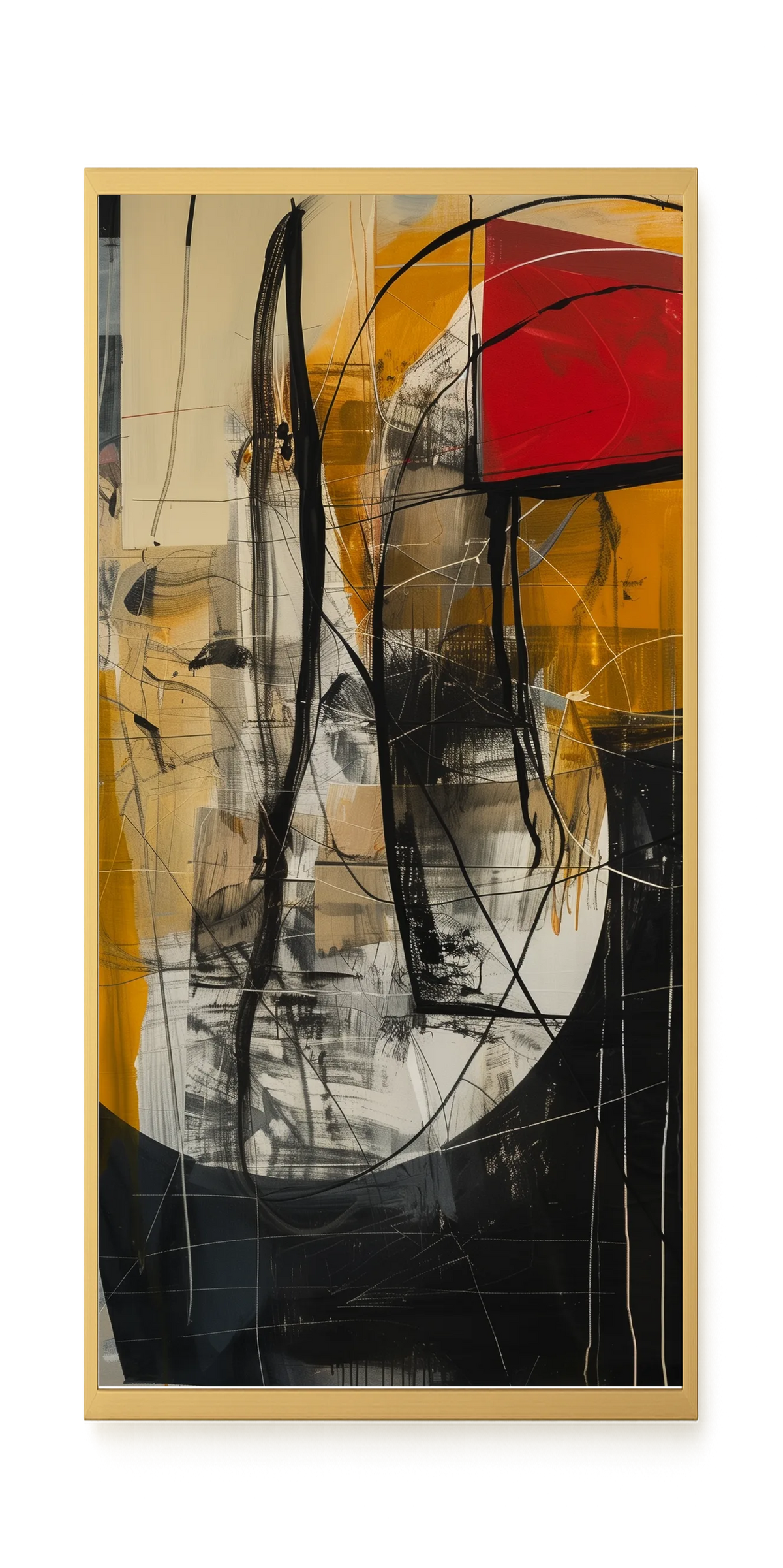 Abstract Lines Canvas Wall Art