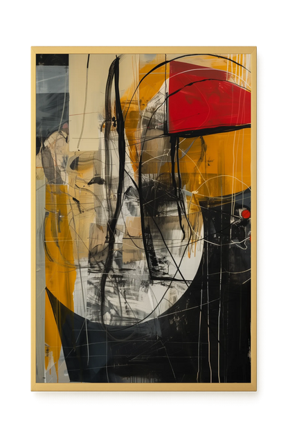 Abstract Lines Canvas Wall Art