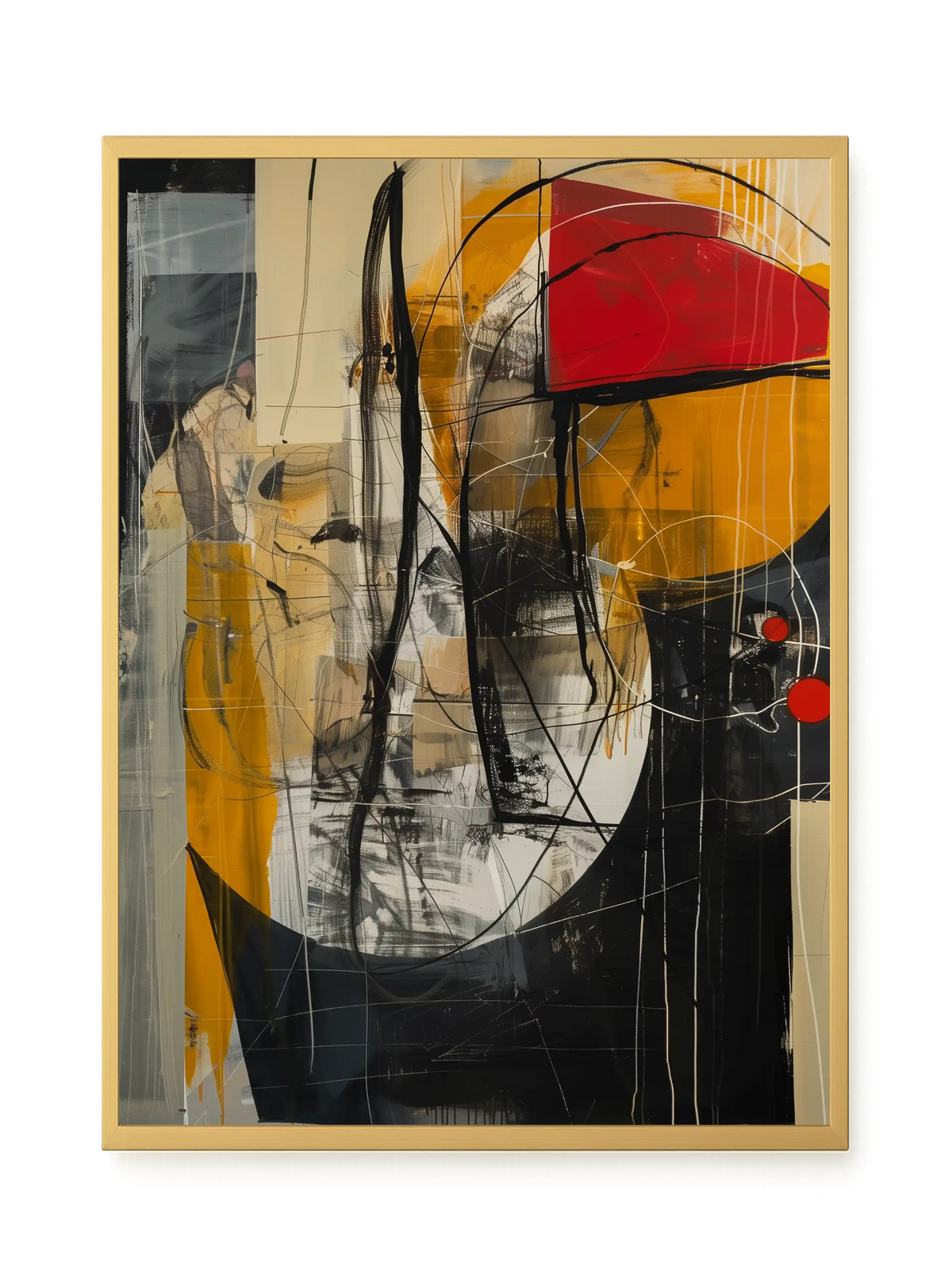 Abstract Lines Canvas Wall Art
