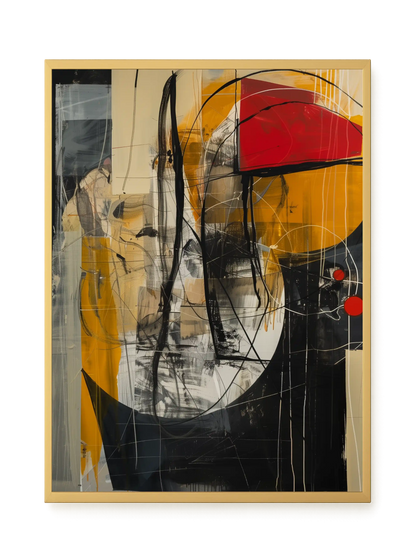 Abstract Lines Canvas Wall Art