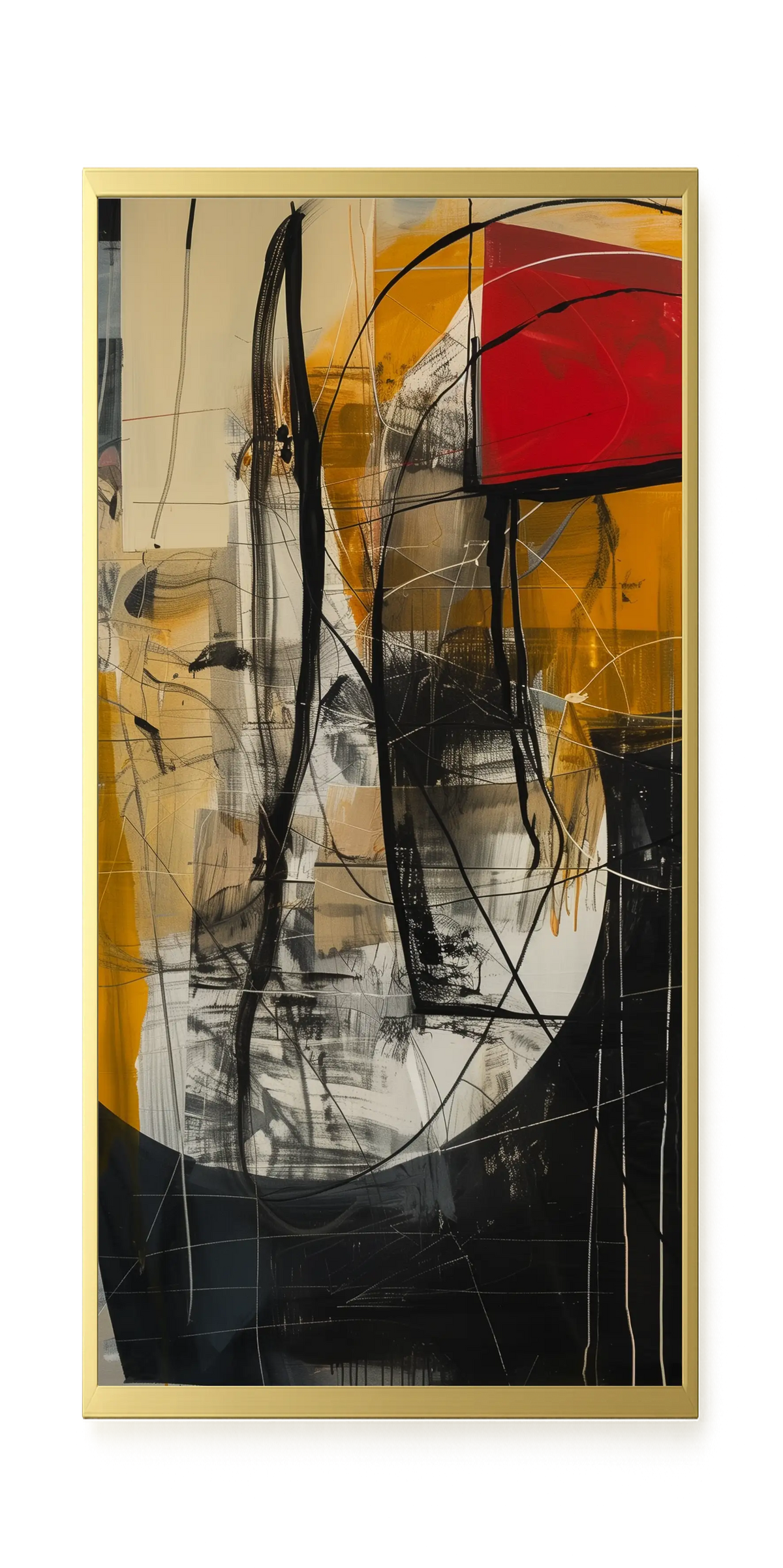 Abstract Lines Canvas Wall Art