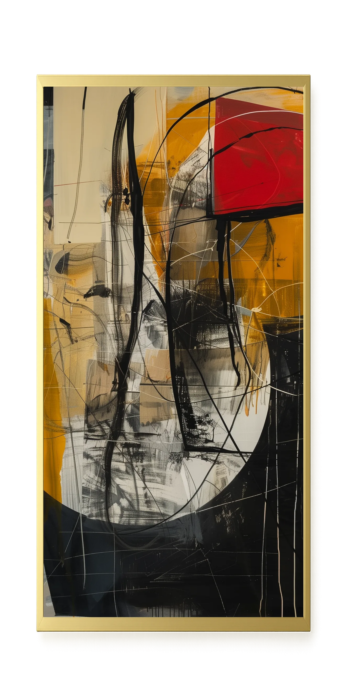 Abstract Lines Canvas Wall Art