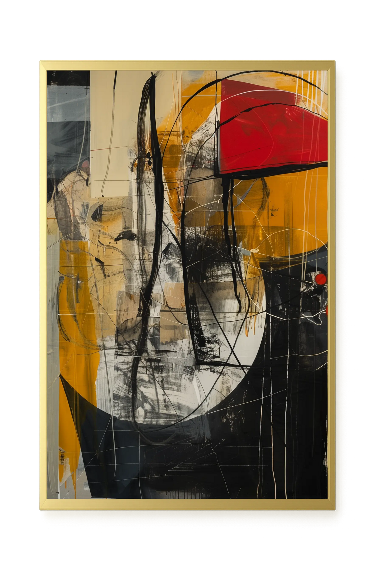 Abstract Lines Canvas Wall Art